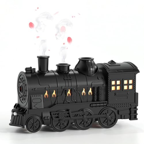 Topiky Aromatherapie-Diffusor mit buntem Nachtlicht für Schlafzimmer, ätherisches Öl, Diffusor für Zuhause, Zug, kühler Nebel, Luftbefeuchter, Diffusor, Zugdiffusor, mit Fernbedienung