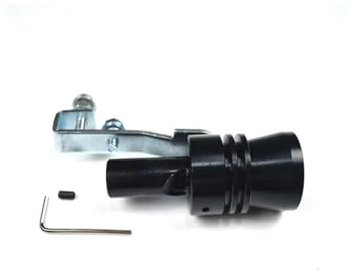 HGMGFYCX Auspuffblenden Für Mercedes Für Benz W211 W203 W204 W210 W124 AMG W202 Autoauspuffrohr Turbo Sound Whistle(Schwarz)