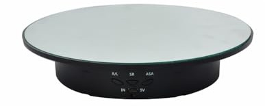 Elektrischer Drehteller für die Fotografie, Verstellbarer Motorisierter Drehständer Anzeigetisch für Live Video Automatische Drehplattform