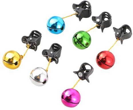 Homoyoyo 48stücke Weihnachts Glocken Clip Bunte Bartdekorationen Für Männer Santa Beard Hair Ornament Weihnachtsverschönerung Für Feiern Hochzeiten Geburtstage Leichtgewicht Mit Sicherem Cl