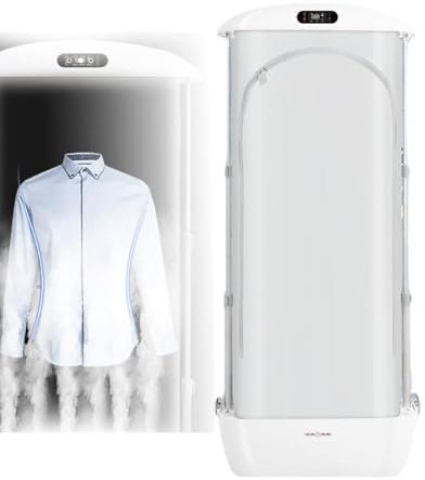 Automatic Ironing Machine, 600W Portable Steam Wrinkle Remover, Fast Drying Garment Steamer for Household Clothes Care