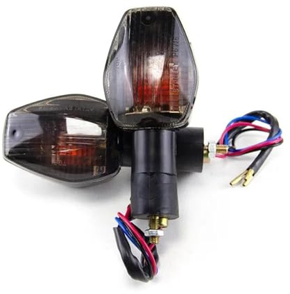HHRDYY Indicatori di Direzione per Moto, Indicatori di Direzione per H&Onda XL700V Transalp 700 2008-2011 RVT1000R RC51 2000-2006 Indicatore Indicatori di Direzione(Fumo)