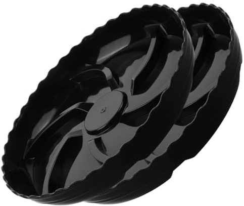 TOYANDONA 2pezzi Sottovaso Rotondo per Piante da Fioriera Vassoio di Drenaggio Trasparente per Vasi da Esterno Raccogligocce Sottovaso per Bonsai Base Vaso Anti-versamento