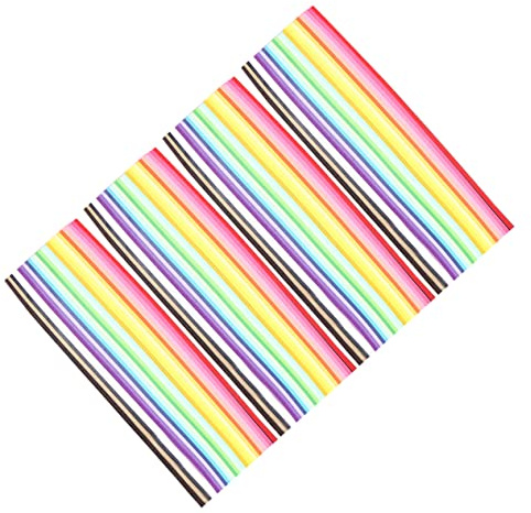 LIFKOME 2160 Stück Farbenfrohe Origami Papiersterne für Kreative Bastelprojekte für Zimmerdekoration und DIY Projekte