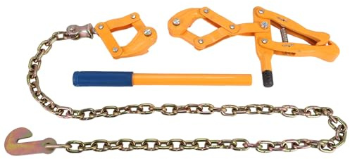 Cpolebev Outil Compact De RéParation De ClôTure De CréPine De ChaîNe, Tendeur De De Fer Barbelé Capacité De ChaîNe De 47,25 Pouces 2200Lbs Tendeur De De Fer Barbelé