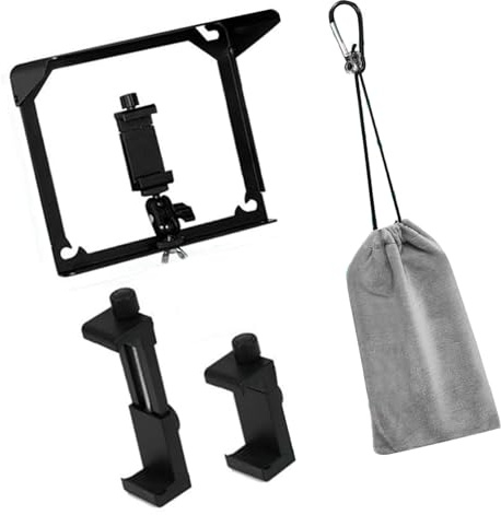 Fabater Teléfono de Diseño de Doble Bloqueo Teléfono Zaun Mount, Posicionamiento sin Esfuerzo de la Cerca del Móvil para Eventos Deportivos, Erosión Resistente Al Recubrimiento de la Cámara de la