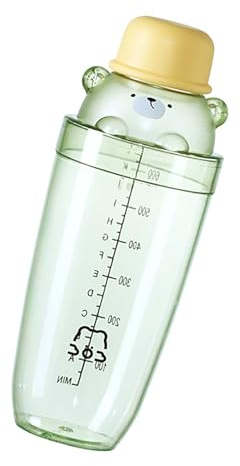 RASTKY Shaker da Cocktail Portatile in Plastica Resistente per Bevande Miste Margarita Wine per Viaggi in Bar a Casa (Giallo 30 cm/11,8 pollici)