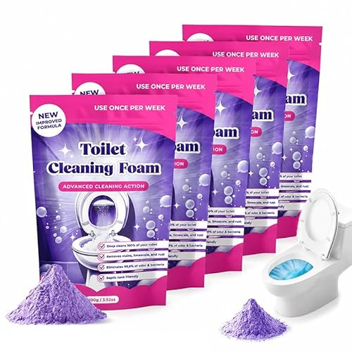 Fizzclean Wc-Reiniger, Fizzclean Toilettenschaum, Toilet Cleaning Foam, Mühelos Sauber Schäumender WC-Reiniger für Eine Strahlend Reine Toilette (3 pieces)