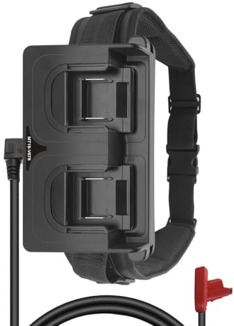 Adaptateur d ' alimentation de ceinture externe pour interfaces d ' aspirateur sans fil prises en, conception à deux batteries facilitant l ' entretien de plusieurs pièces, convertisseur de puissance