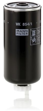 MANN-FILTER WK 854/1 Kraftstofffilter - für Pkw + Transporter | Für PKW, Schutz des Kraftstoffsystems, Injektorschutz, Zuverlässige Kraftstoffversorgung, Echte OE-Technologie