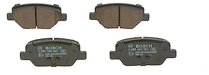 Bosch BP1766 - Plaquettes de Frein Arrière pour Voiture - Qualité Bosch - Réduction du Bruit et de la Poussière - Certifié ECE-R90 - Sans Cuivre - Jeu de 4 Plaquettes