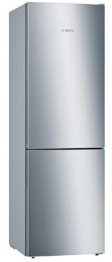 Bosch KGE36AICA Serie 6 Kühl-Gefrier-Kombination, 186 x 60 cm, 214 L Kühlen & 88 L Gefrieren, VitaFresh längere Frische, LowFrost seltener abtauen, LED-Beleuchtung gleichmäßige Ausleuchtung