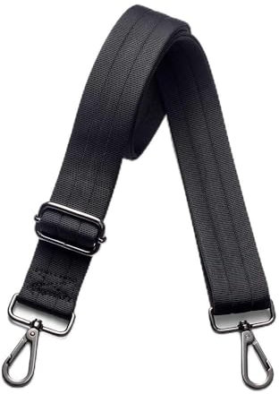 Kolti Purse Strap Replacement Crossbody Handbag Stripe Wide Adjustable, Gun Metal Buckle-23