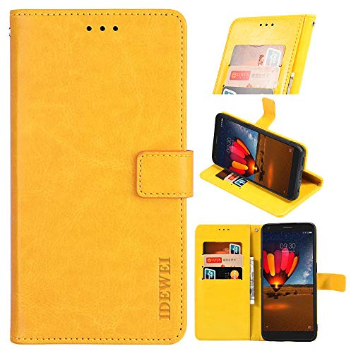 BellaCase Coque Samsung Galaxy Note 20 5G Étui en Cuir Premium Samsung Galaxy Note 20 5G [Emplacements pour Cartes] [Béquille] [Magnétique] Housse pour Smartphone Samsung Galaxy Note 20 5G(Jaune)