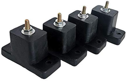 Modonghua Schockkissen für Klimaanlage, rutschfeste Halterung aus Gummi für Klimaanlage, Anti-Vibration, stoßfester Fuß für Klimaanlage im Außenbereich (4 Stück/Set)