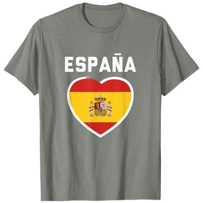 Spanien & Espana – Fußball & Fußball Flagge Trikot T-Shirt
