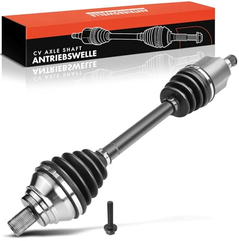 Frankberg Antriebswelle Achswelle Automatikgetriebe 1K0407271DE | Vorderachse, Links, Ohne ABS-ring; Kompatibel mit T.o.u.r.a.n 1T1 1T2, CC 358, Golf Plus 521 5M1, O.c.t.a.v.i.a II 1Z3