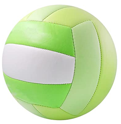 Baoblaze Set da Pallavolo, Pallavolo Professionale, Standard, Soft Touch, Taglia 5, Pallavolo Indoor E Outdoor, Pallavolo per Adulti E Ragazzi, Verde