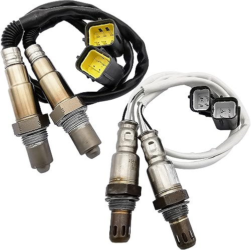 Automotive-leader 4PCS 234-5095 234-4381 O2 Sensor Upstream Sensor 1+ Downstream Lambda Sensor for Infiniti QX56 5.6L 2014 QX80 5.6L 2011-2013 22693-1LA0C 226931MC0A 226931MC0B 22690ED000 226A0EN21A