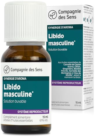 LIBIDO MASCULINE - Huiles essentielles en solution buvable