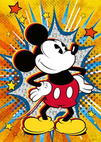 Ravensburger Puzzle 12000472 - Retro Mickey - 1000 Teile Puzzle für Erwachsene und Kinder ab 14 Jahren, Disney Puzzle, Disney Geschenke