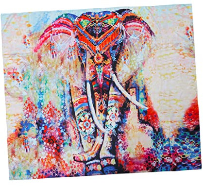 Amosfun Gobelin-Mandala Boho-Wandteppich Hippie-Wandteppich Wandteppich für Pfauenteppich Tapisserie Yoga-Essen yogamatte bedrucken Strandtuch bedrucken Bohemien Badetuch Decke Yoga Matte