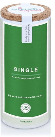 Wunschkapsel SINGLE Passionsblumen-Extrakt - 290 Kapseln Inhalt