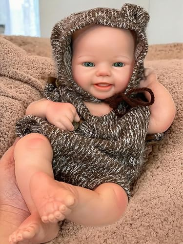 Abenduot 15 Zoll Körper Silikon Puppen Junge Reborn Babypuppen Wie Echt Baby Spielzeug Geschenk Für Kinder