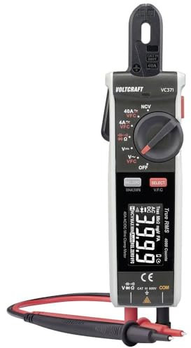 VOLTCRAFT VC-371 Pince ampèremétrique numérique CAT III 600 V Affichage (nombre de points): 4000