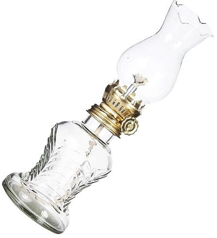 IMIKEYA Glas Petroleumlampe Retro Öllampe Wiederverfügbare Öllaterne Für Schreibtisch Dekoration Abendessen-szene Petroleumlampe Aus Glas