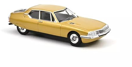 OPO 10 Auto in Miniatura Compatibile con Citroën SM 1970 Scala 1:64 3 Pollici 7,5 cm Norev - Oro 019922