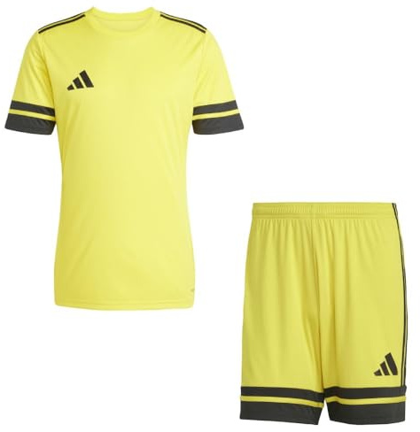 Addias Trikotsatz Herren gelb schwarz Squadra 25 Gr/S - Sportbekleidung Set
