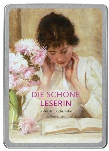 Die schöne Leserin Postkarten VE 20: Bilder der Bücherliebe