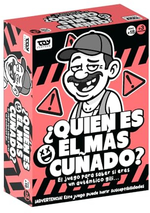 ¿Quién es el Más Cuñado? - Juego de Mesa para Adultos +18 en Español | Party Game Divertido y Picante para 2-8 Jugadores | Juego de Humor para Fiestas, Amigos y Reuniones