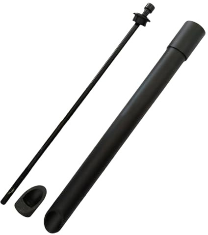 Oshhni Vorbau-Riser-Adapter aus Aluminiumlegierung, Lenkeradapter, robuster Fahrradgabel-Vorbau-Riser, Verlängerung, Schwarze Ersatzteile