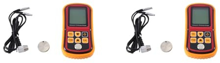 Buhdjfnke 2X Spessimetro Ad Ultrasuoni GM100 1,2-225 mm (Acciaio) Misuratore di Spessore Ad Ultrasuoni Digitale LCD Misuratore Risoluzione 0,1 mm