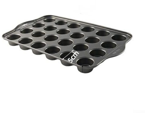 Vassoio per muffin 12 fori quadrato profondo in acciaio al carbonio antiaderente teglia per torte fatate muffin jumbo 32,9 x 20,5 cm (C)