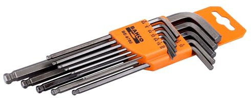 Bahco Sechskantschlüsselsatz 12 L Zoll Lang 0.05 in, 1/16 in, 1/4 in, 1/8 in, 3/16 in, 3/32 in, 5/16 in, 5/32 in, 5/64