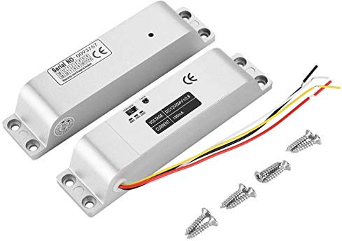 Sonew DC12V 1000 KG Magnetverschluss, Elektrische Drop Türschloss Induktion Tor Zugang Zugangskontrolle, geeignet Alle Türarten für Home Security