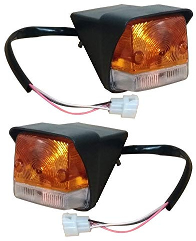 Bajato Vorne Blinker Set Mit 12v Glühbirnen Passend für Mahindra Traktor Serie 4500 5500 6500 6000