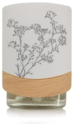 Yankee Candle ScentPlug Diffuser Warmer for Plug in Air Fresheners, Fragrance Warmer with Light, Simplicity Design (Pack of 1)