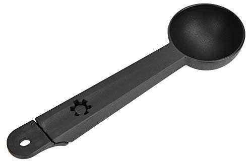 Uadme Cuill¨¨re ¨¤ caf¨¦ en plastique, 2 dans Une Poudre De Caf¨¦ en Plastique De La Mesurette, 10g/8g cuill¨¨re ¨¤ mesurer cuill¨¨re avec une brosse