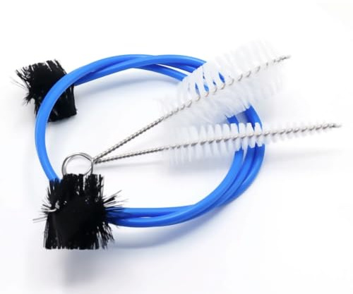 Cheerock 3-teiliges Trompetenreinigungsset, Posaunen-Reinigungsset inklusive Mundstückbürste Ventilbürste Flexible Bürste, Wartung Pflege Zubehör für Trompete Mundstück