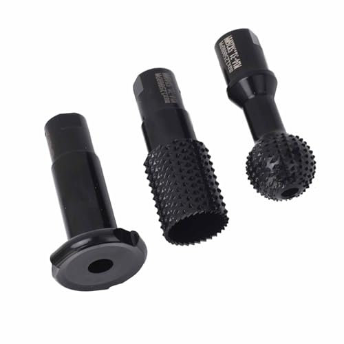 Juego de Escofina Rotativa de 3 Piezas, Brocas para Tallar Madera de Cambio Rápido, Escofina para Archivo de Acero de Aleación, Herramienta para Trabajar la Madera DIY para