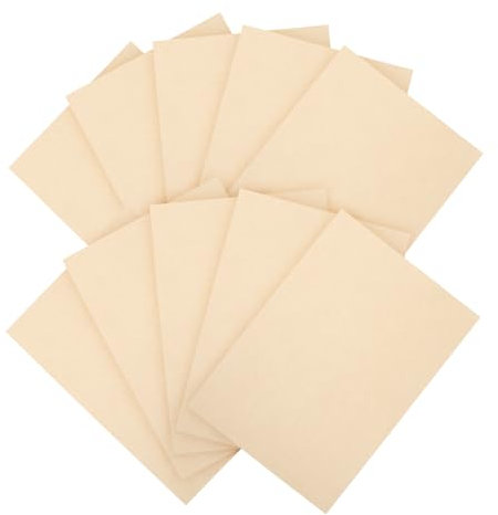 ULDIGI 10pcs Vintage Parchment Paper for Writing Antique Ritual Supplies Curly Edges for Crafting and Scrapbooking Lightweight and Portable