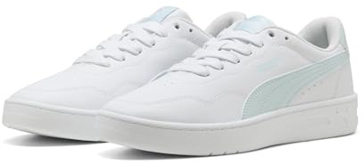Puma Tenis Court Lally para Mujer, Puma Cristal de mar Blanco, 41 EU