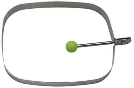 Generico Eierform zum Braten von Eierringen - Rechteckige Pfannkuchenform, antihaftbeschichteter Edelstahl Eiermacher | Frühstücksplatte, H-Ringe
