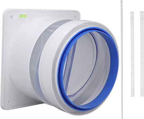 Mavaol Clapet anti-retour d'échappement désenfumé, odeur et barrière, joint en silicone, fermeture pour cuisine et salle de bain, installation facile, acier inoxydable robuste et