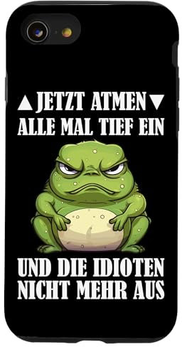 Frosch Kröte lustiges Statement Frösche Hülle für iPhone SE (2020) / 7 / 8