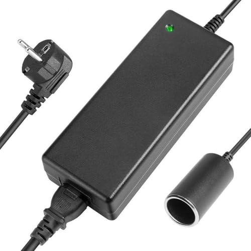 Netzgleichrichter Netzadapter Adapter 100V - 240V auf 12V/10A (120W) KFZ Zigarettenanzünder Steckdose Spannungswandler 12V Netzteil über das Stromnetz für Auto-Kühlbox, Luftpumpe, Autostaubsauger